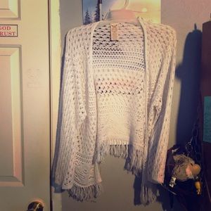 White lace coat. Size 2XL. Excellent Condition.